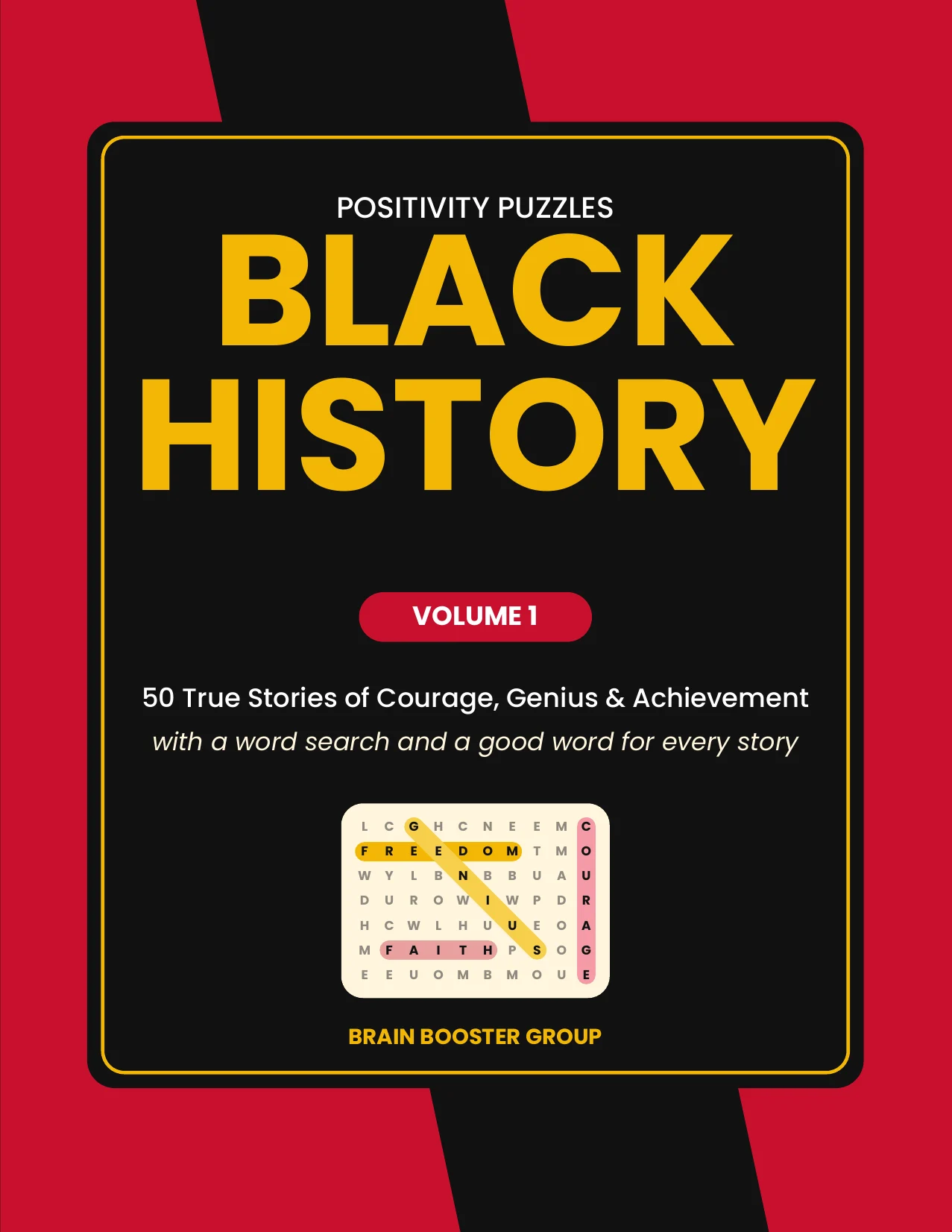 Cover of Positivity Puzzles: Black History, Vol. 1